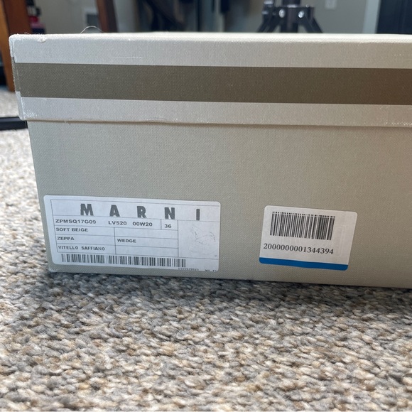 MARNI Designer platform slingback sandals EU 36 - Picture 4 of 7